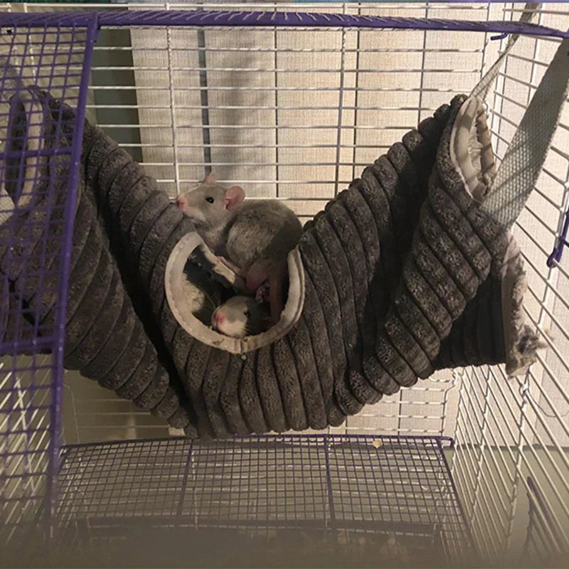 Winter Warm Hammock Hamster Tunnel For Small Animals