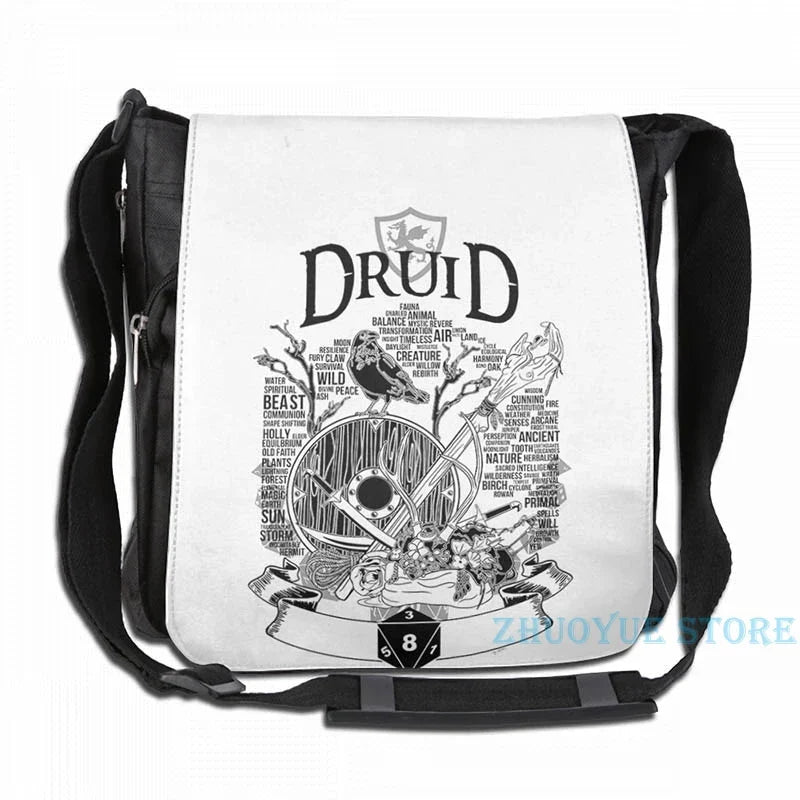 Graphic print RPG Class Series Druid Black
