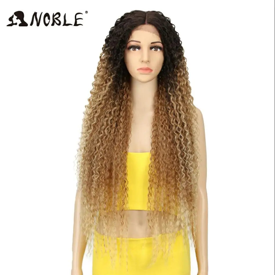 Noble Synthetic Lace Front Wig 38 Inch Long