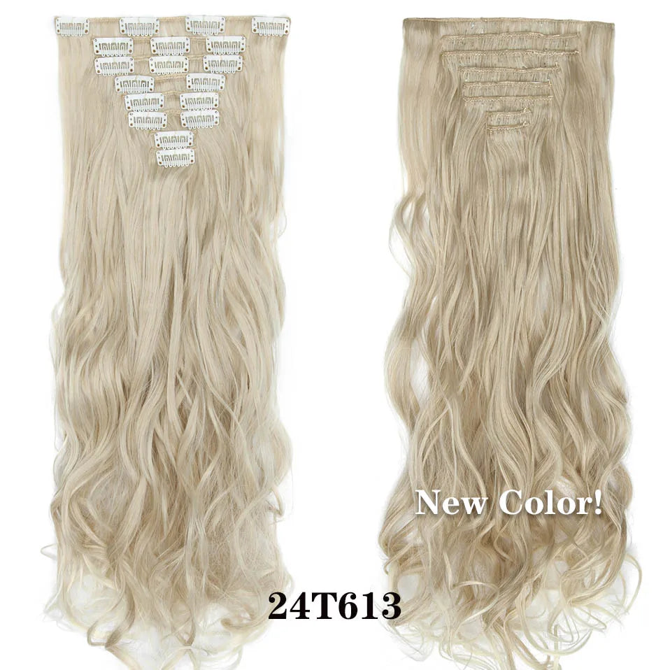 HAIRRO 24Inches 170g 36 Colors Long Straight Synthetic