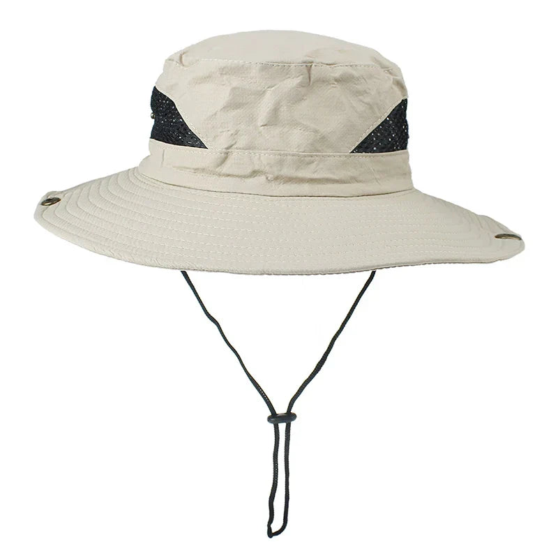 New Outdoor Men Hats Fishing Cap Solid Color