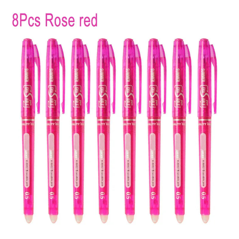 DELVTCH Erasable Gel Pen 0.7mm 0.5mm Bullet Tip