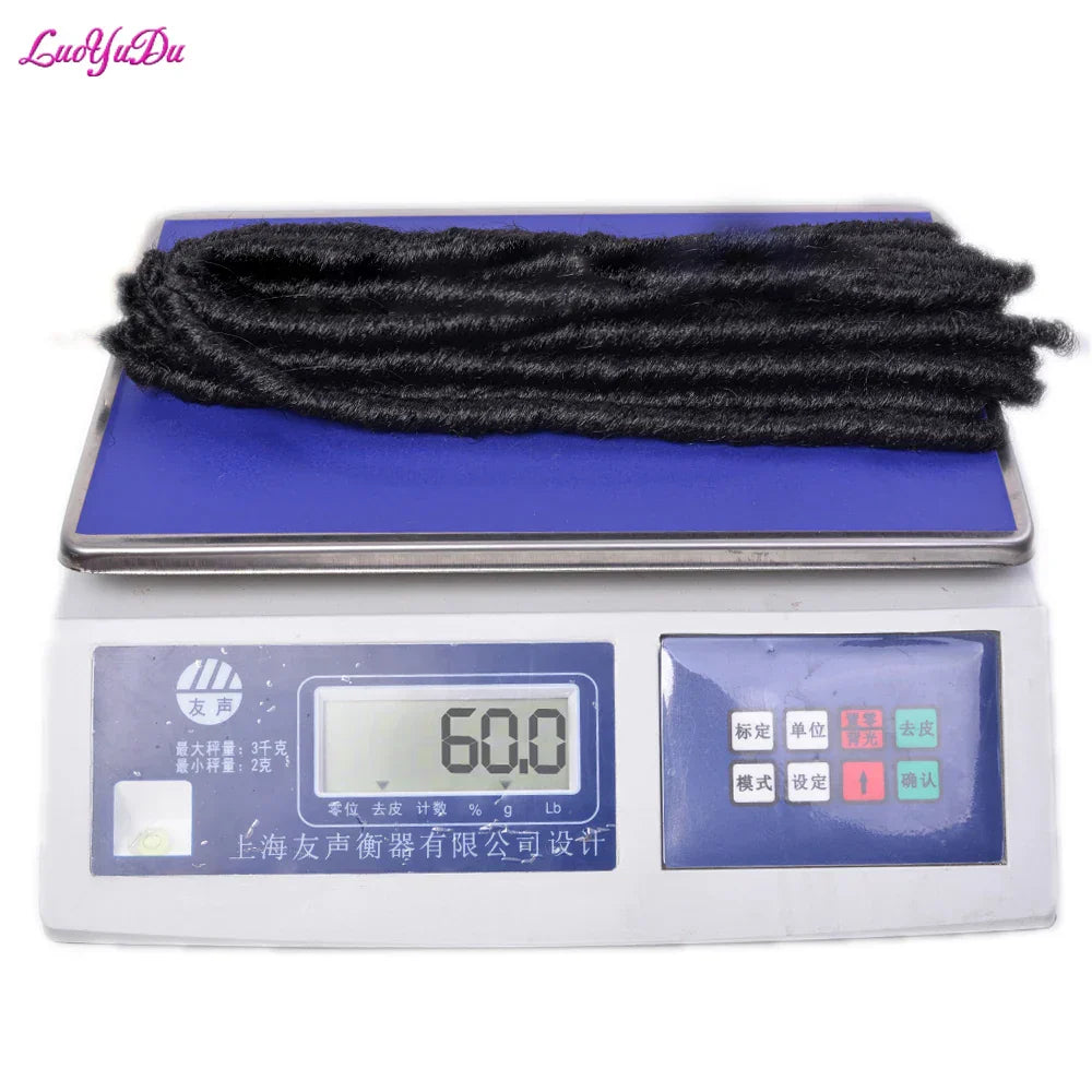LUOYUDU Crochet Hair Dreadlocks Faux Locs Braiding Hair