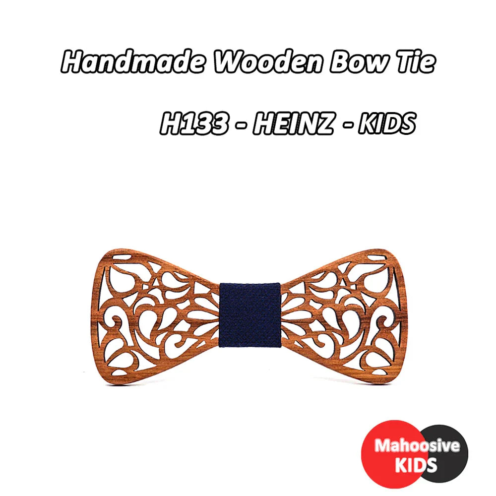 Mahoosive New Floral Wood Bow Ties for Men