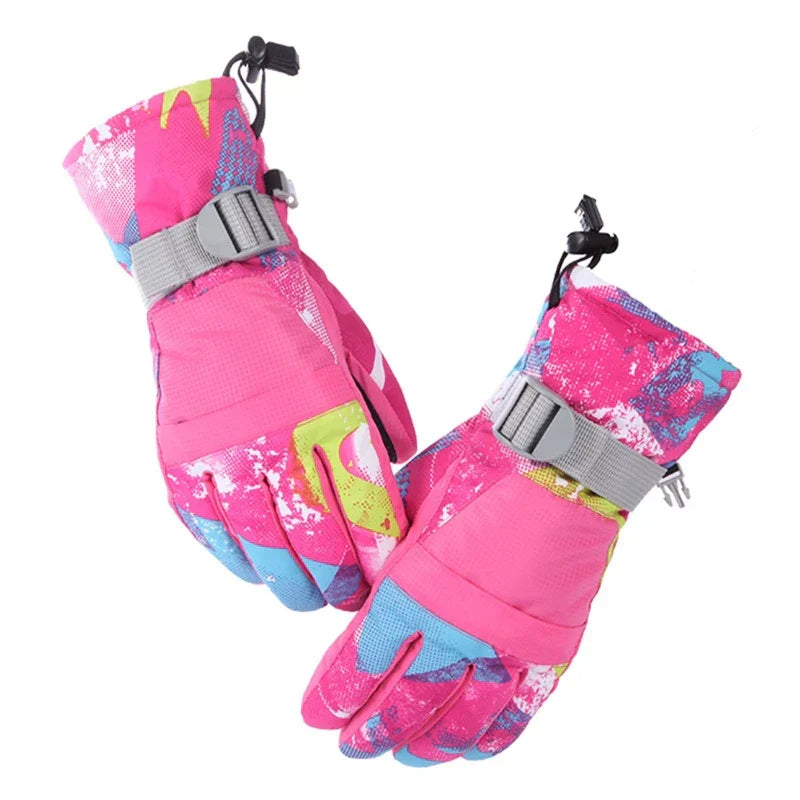 Kids Children Winter Warm Snowboard Touch Screen Ski