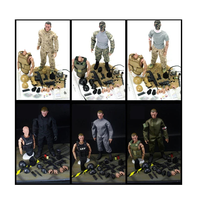 1/6 Special Forces Soldiers BJD Military Army Man