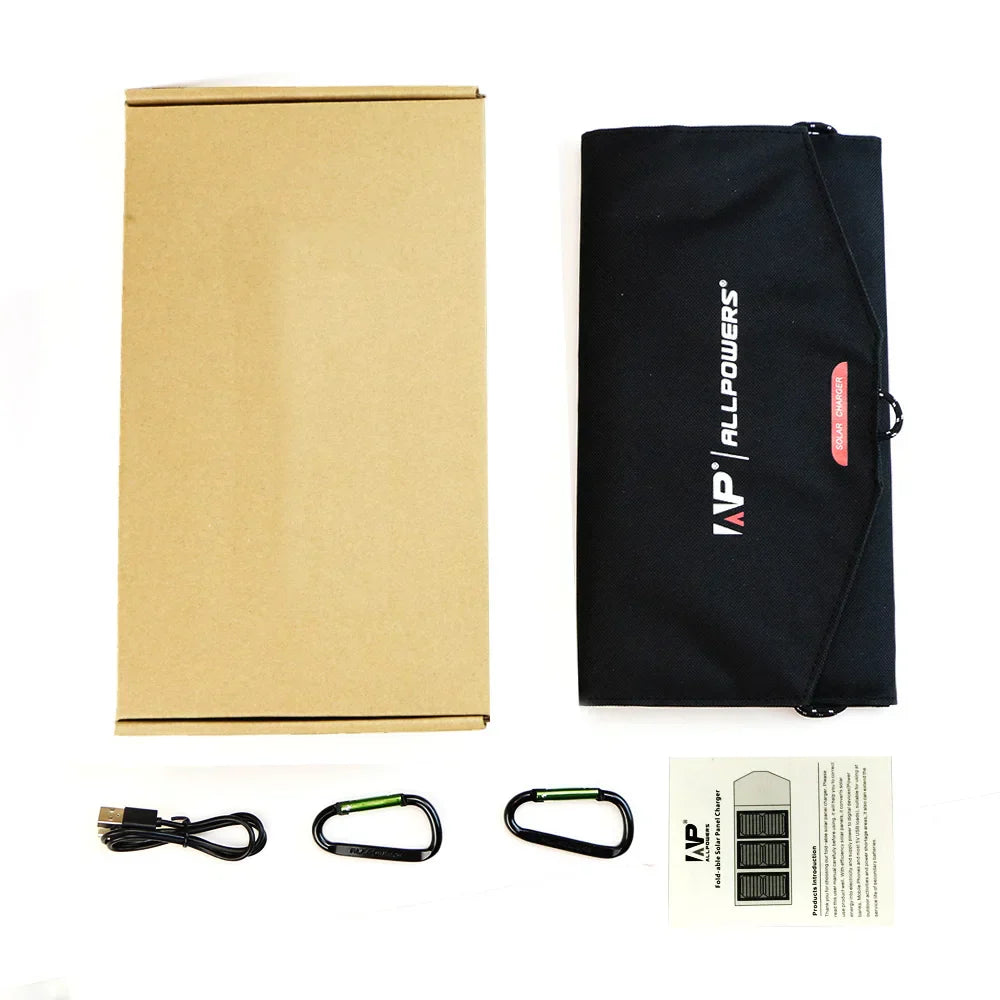 ALLPOWERS Solar panel 5V21W Portable Phone Charger Solar