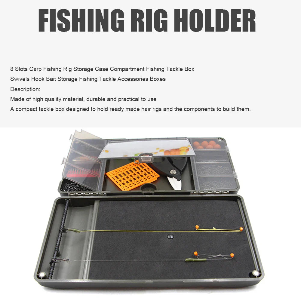 Carp Fishing Accessories Storage Box 8/27 Slots Fishing