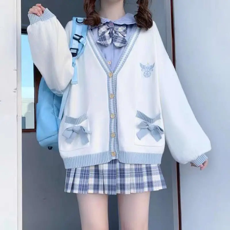 Japanese Girls Loli Vneck JK Uniforms Cute Sweet