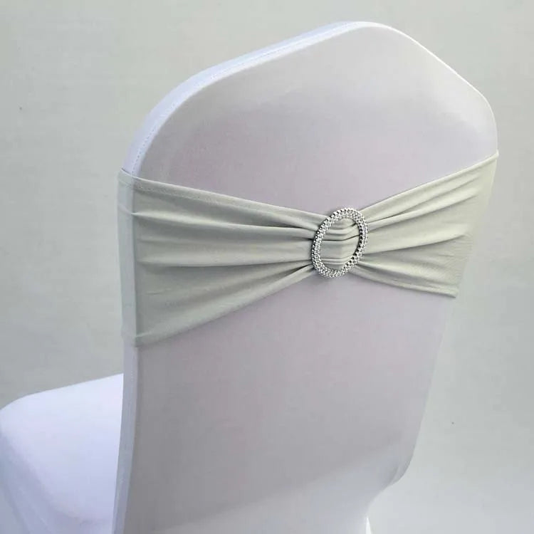 10pcs 50pcs Stretch Spandex Chair Sash Band With