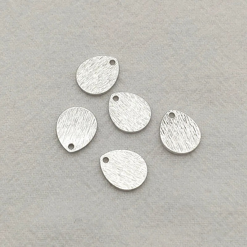 12x10mm 100pcs Brass Pendants Drop Charm