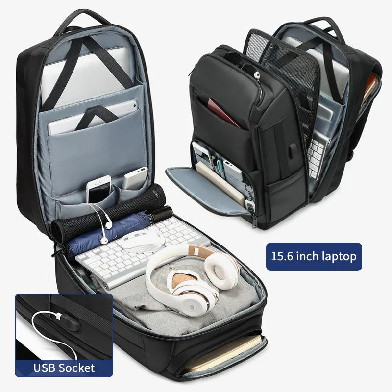 OZUKO Men 17 inch Laptop Backpack Large Capacity