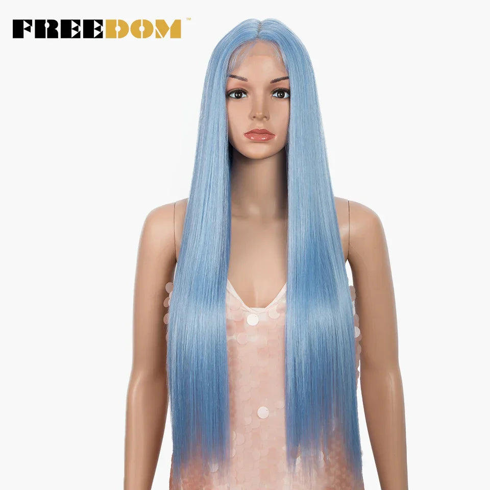 FREEDOM Synthetic Lace Front Wig 30 Inch Long