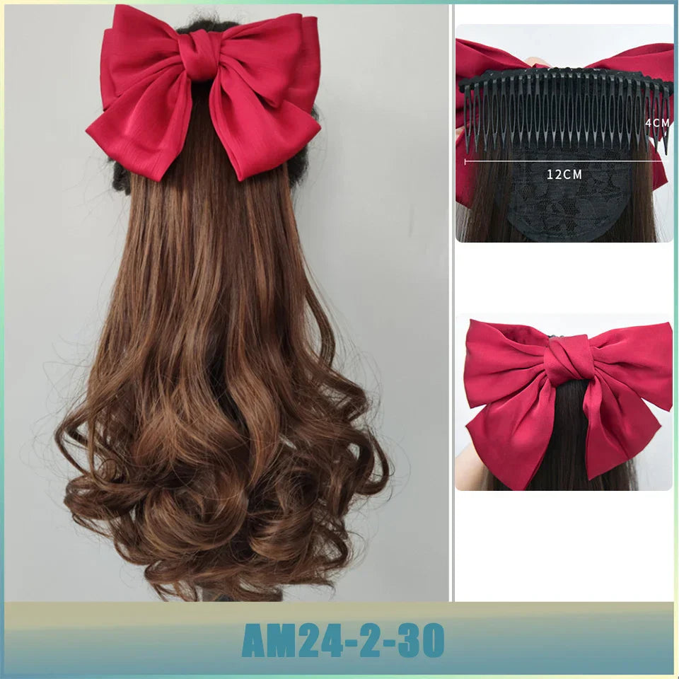 AS Synthetic Retro Ponytail with Comb Europen Princess