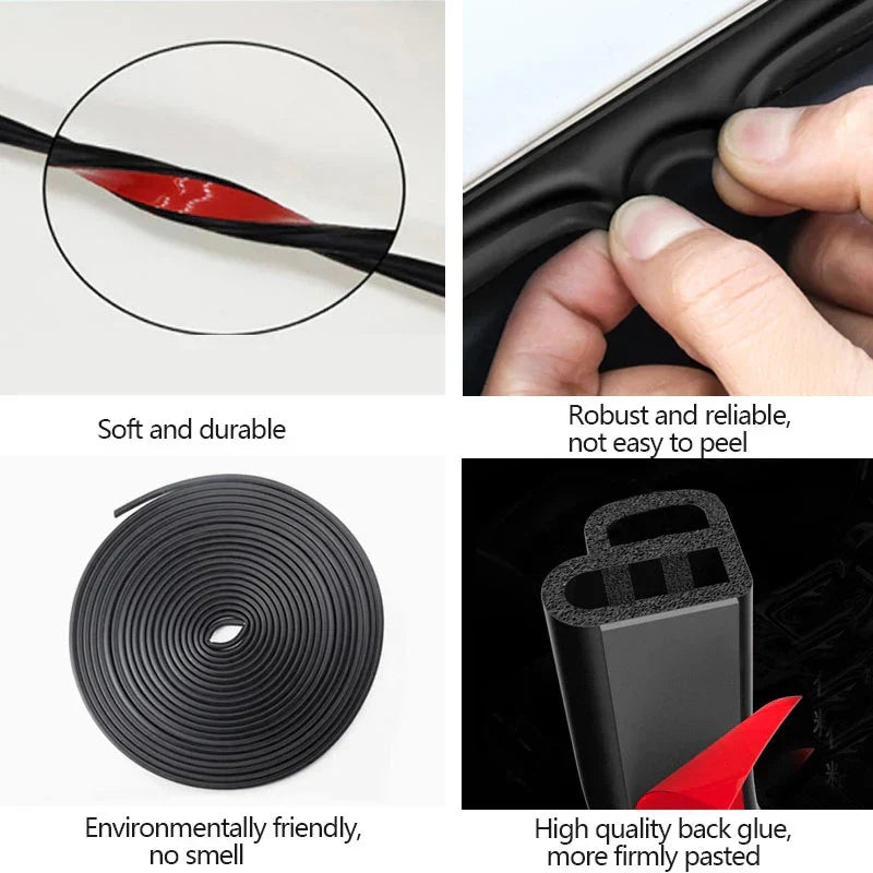Car Door Seal Strip Trunk Edge Stickers