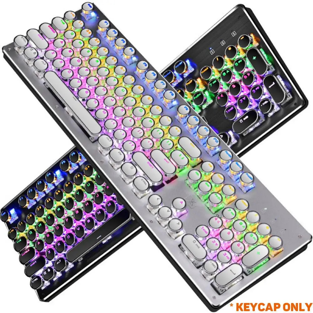 Game mechanical keyboard white punk keycap 104 KEYS