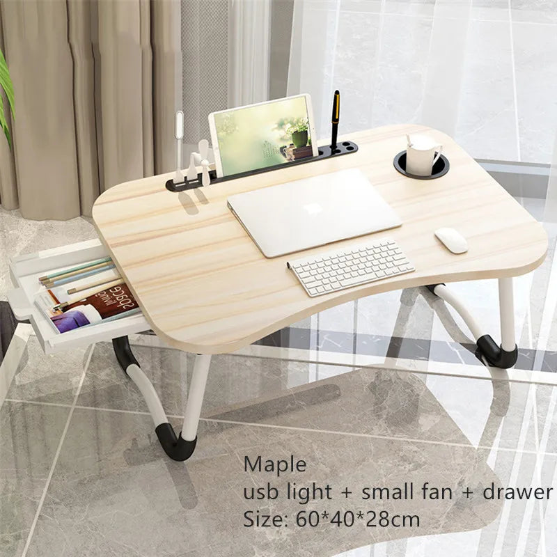 Home Folding Laptop Desk for Bed & Sofa