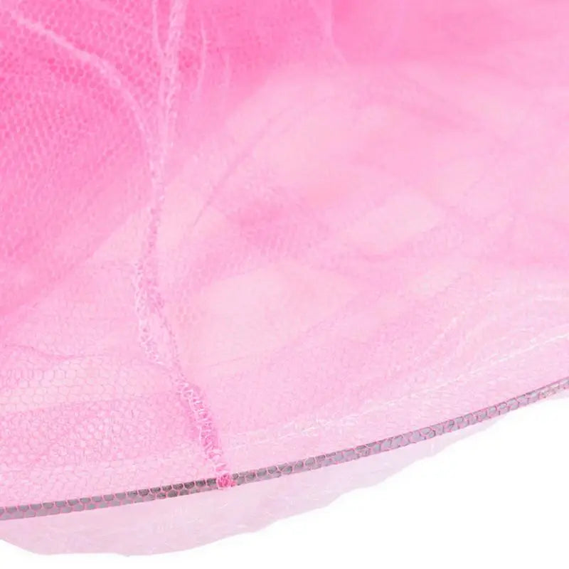 Romantic Pink Round Mosquito Lace Net For Baby