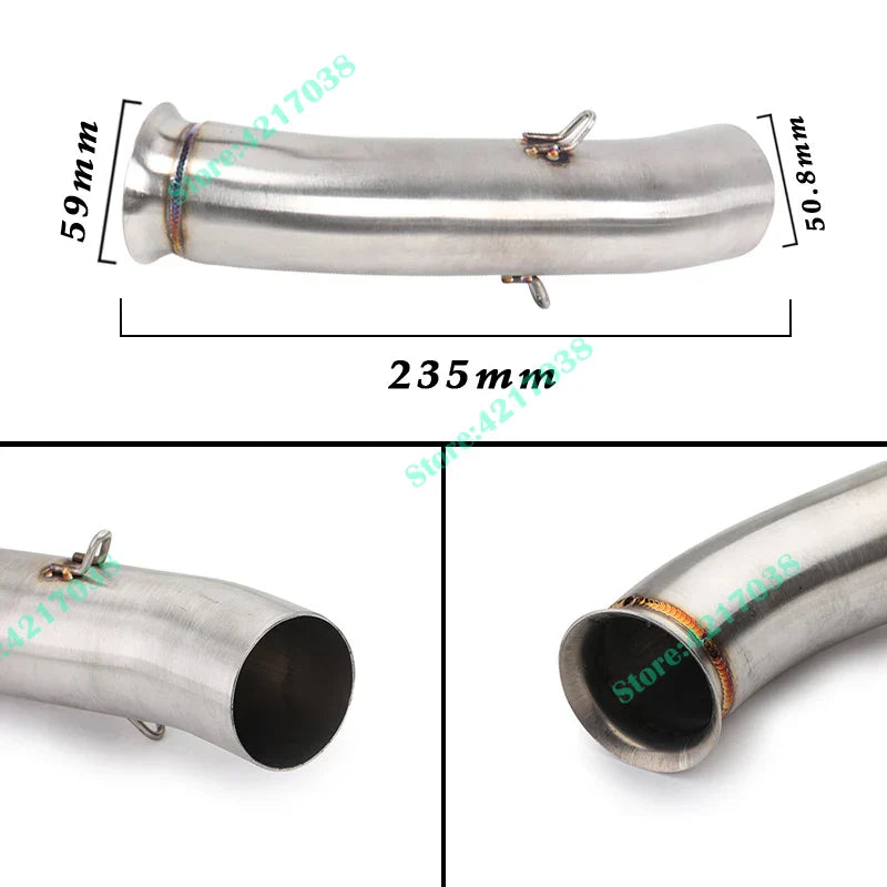 Slip on 51mm Motorcycle Exhaust System Muffler Escape