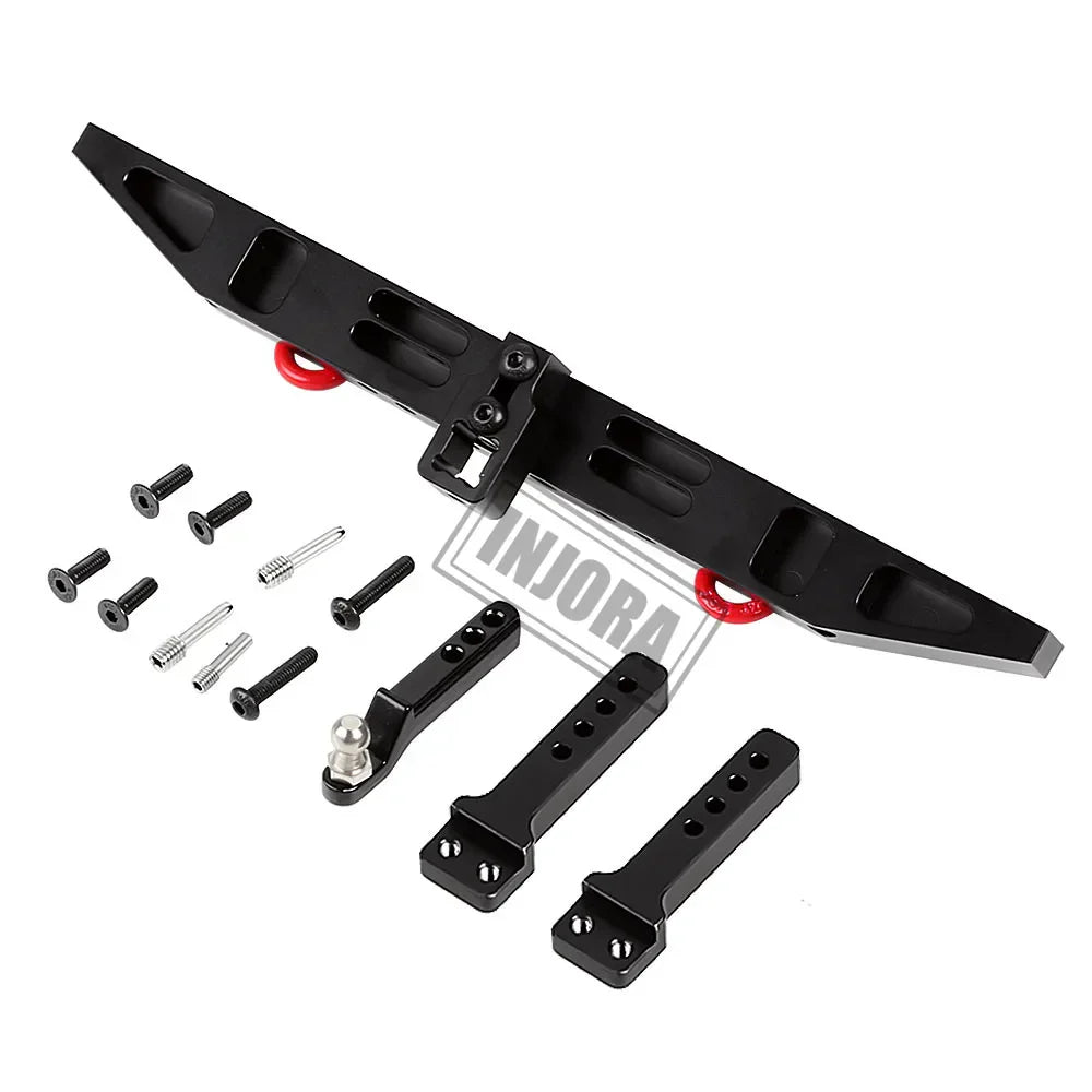 INJORA RC Car Classic Metal Front Rear Bumper