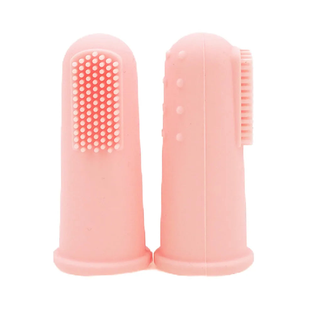 Chenkai 30PCS Baby Soft Finger Toothbrush BPA Free