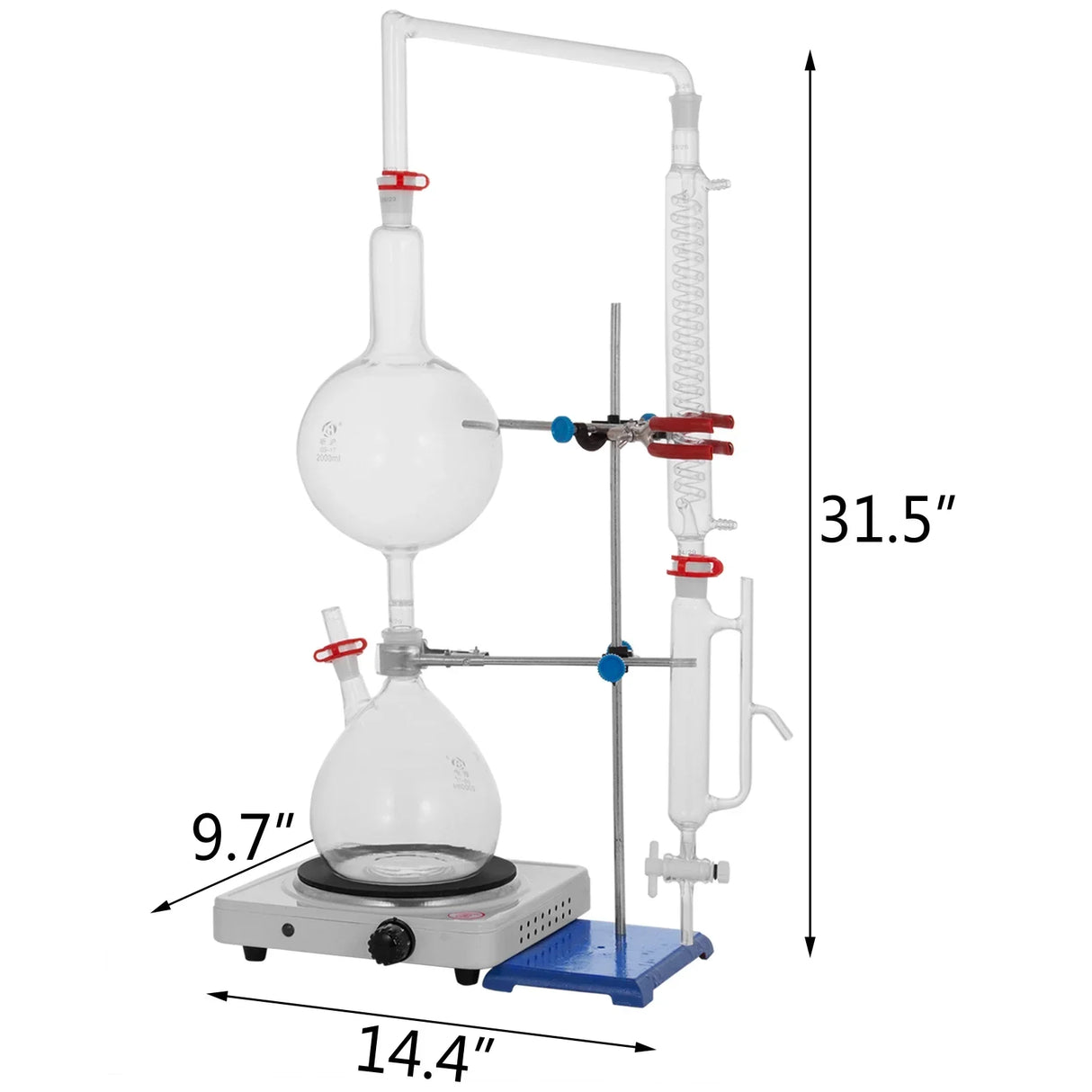 VEVOR 500ML 2L 3L 5L Lab Pure Water