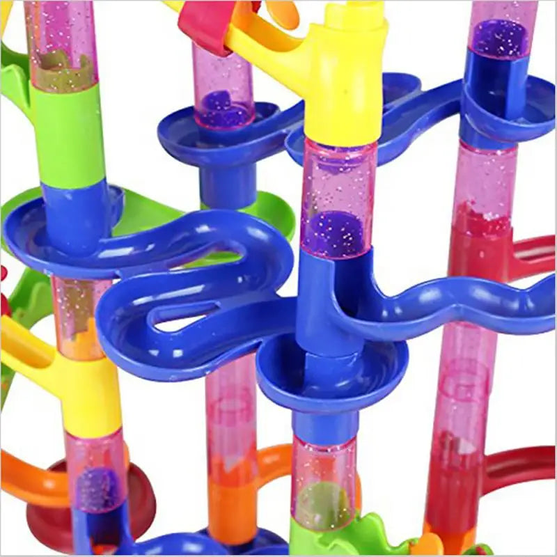 Marble Run Race Track Building Blocks Kids 3D