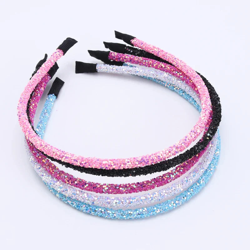 3 Piece New Girls Glitter Hair Accessories Kids