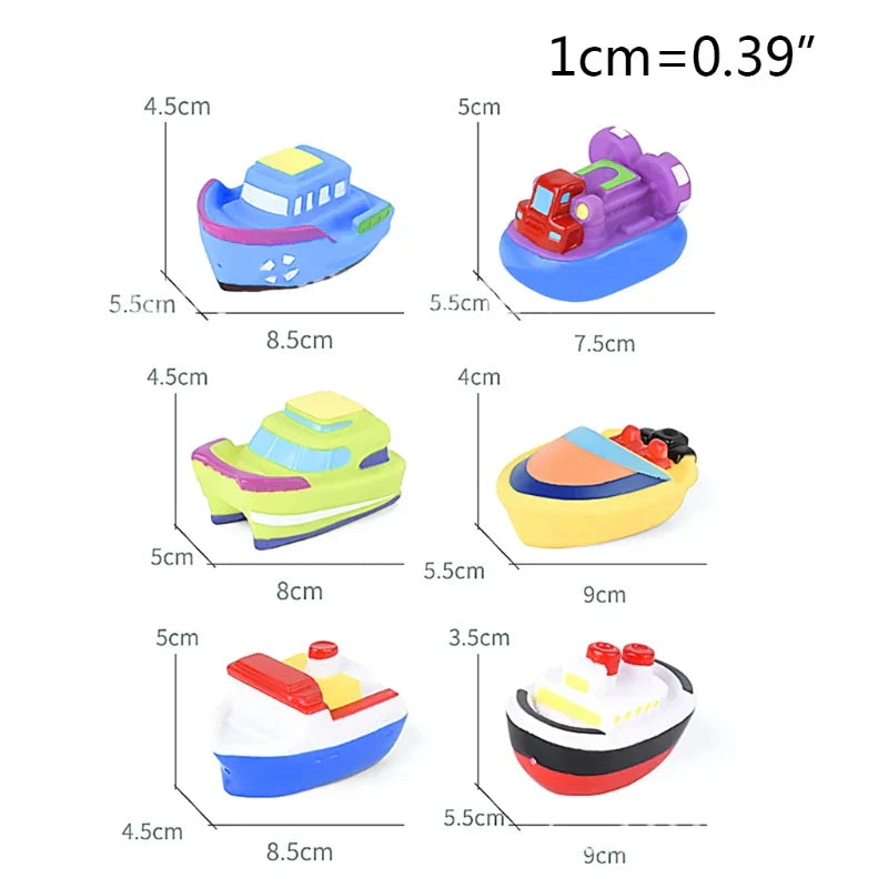 Pieces Kids Shower Bathtub Boat Toys Baby Shower