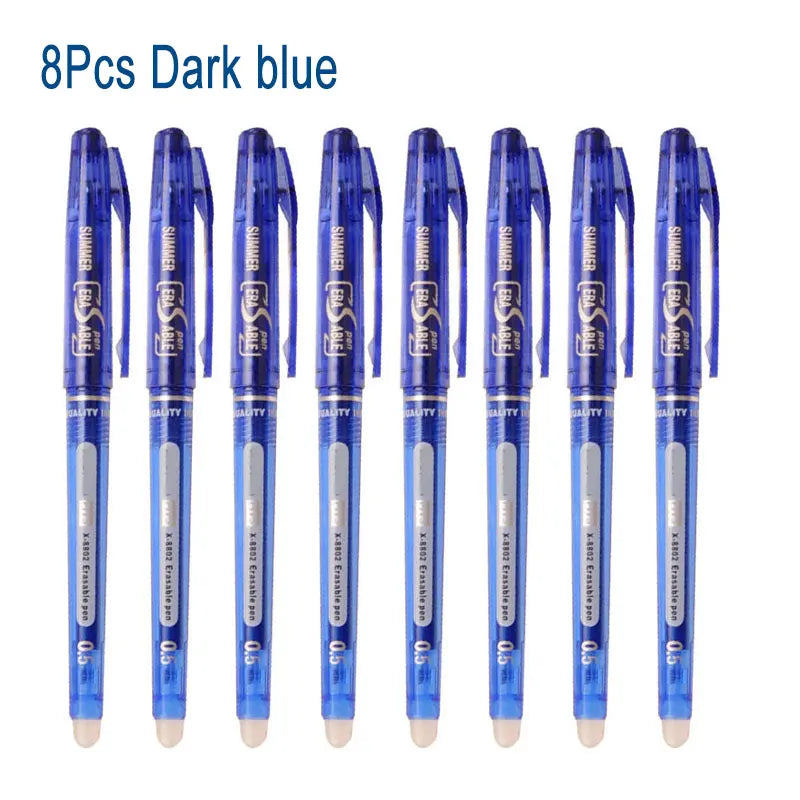 DELVTCH Erasable Gel Pen 0.7mm 0.5mm Bullet Tip