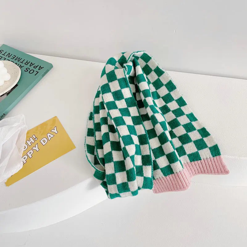 New Autumn Winter Korean Style Unisex Kids Plaid