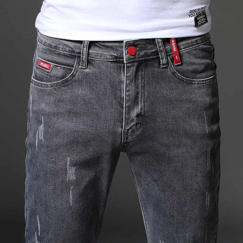Fashion High Quality Stretch Casual Men Jeans Skinny
