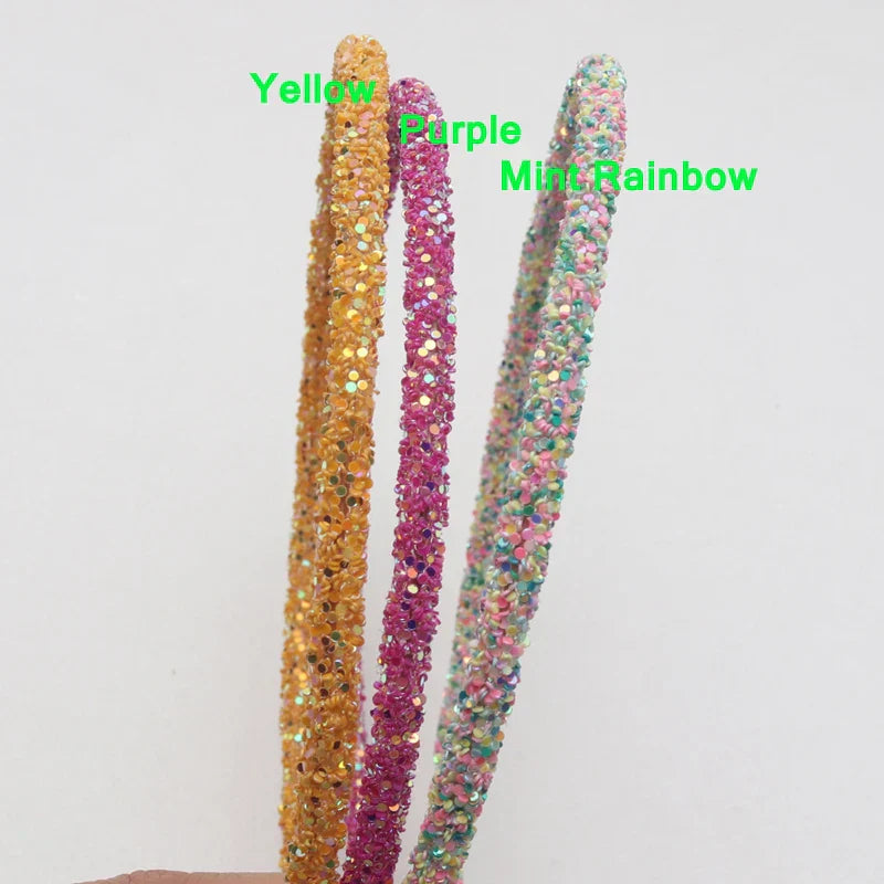 3 Piece New Girls Glitter Hair Accessories Kids