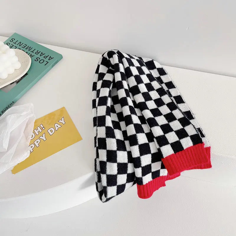 New Autumn Winter Korean Style Unisex Kids Plaid