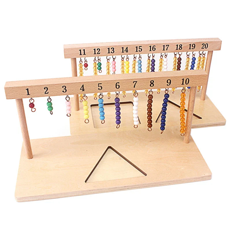 Montessori Teaching Math Toys Digitals Numbers 1-20 Hanger