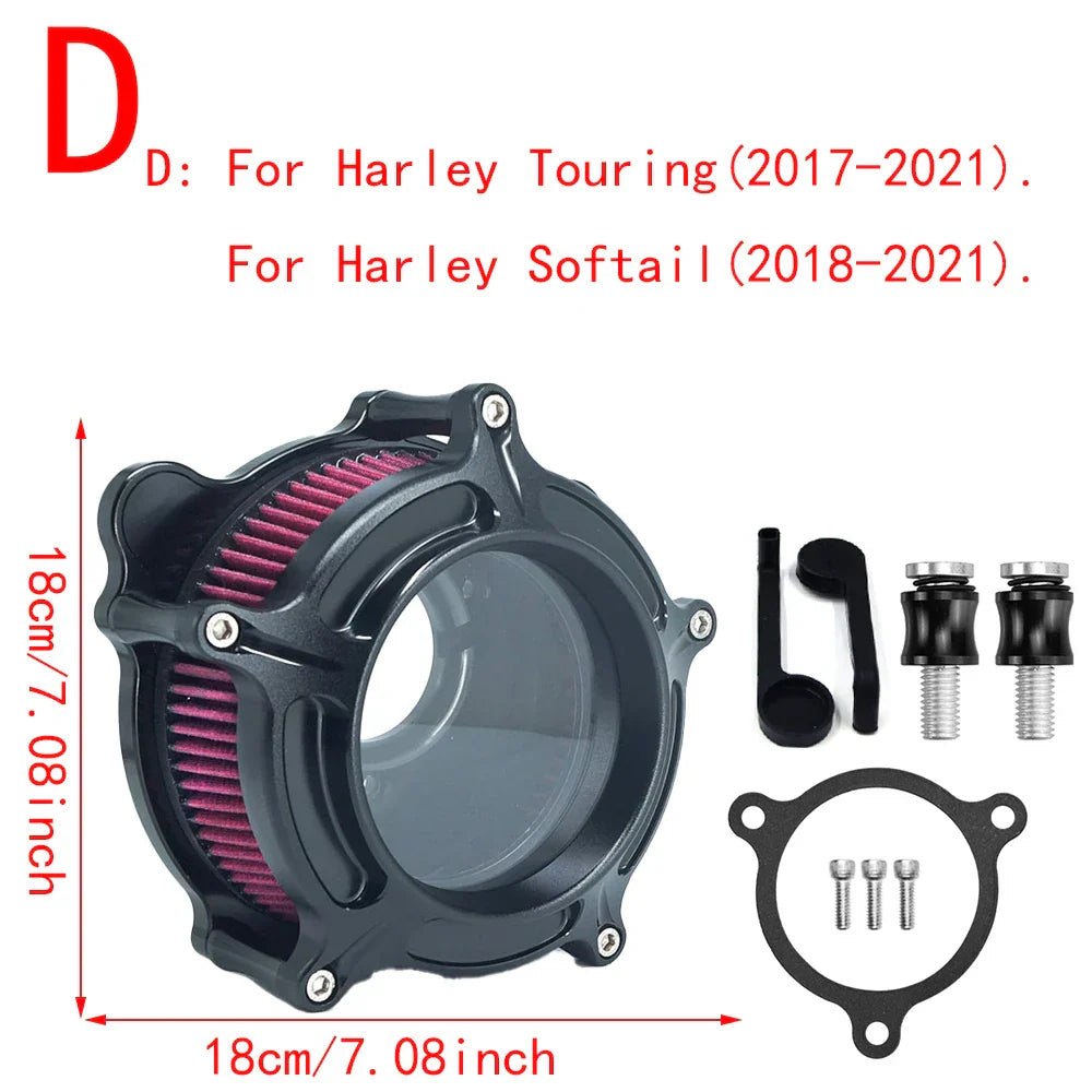 RSD Turbine Clarion Air Cleaner Matte Black Intake