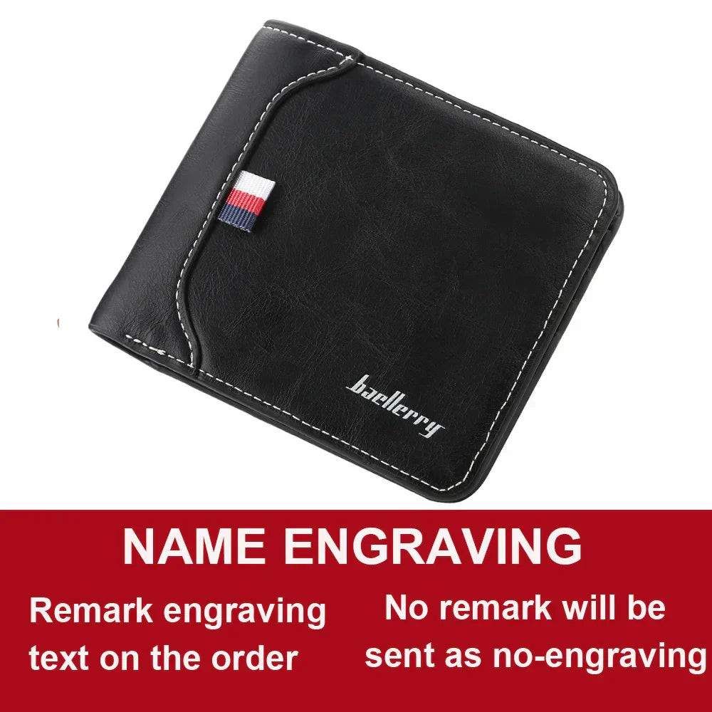 2021 Men’s Wallet – Customized PU Leather Card Holder