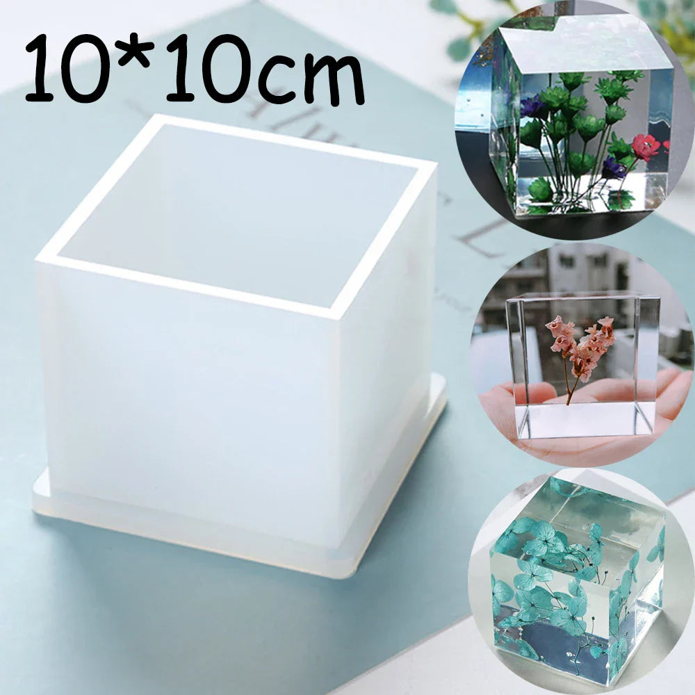 15Cm Large Pyramid Silicone Mold with Fixed Frame