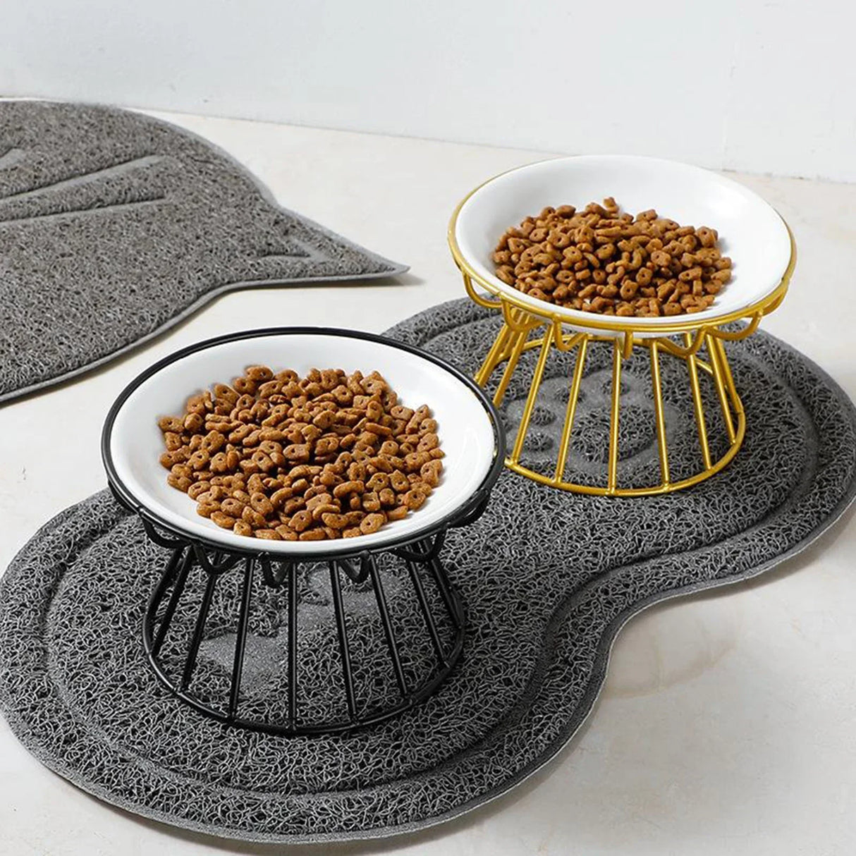 Ceramic Raised Pet Bowl Food Water Treats for