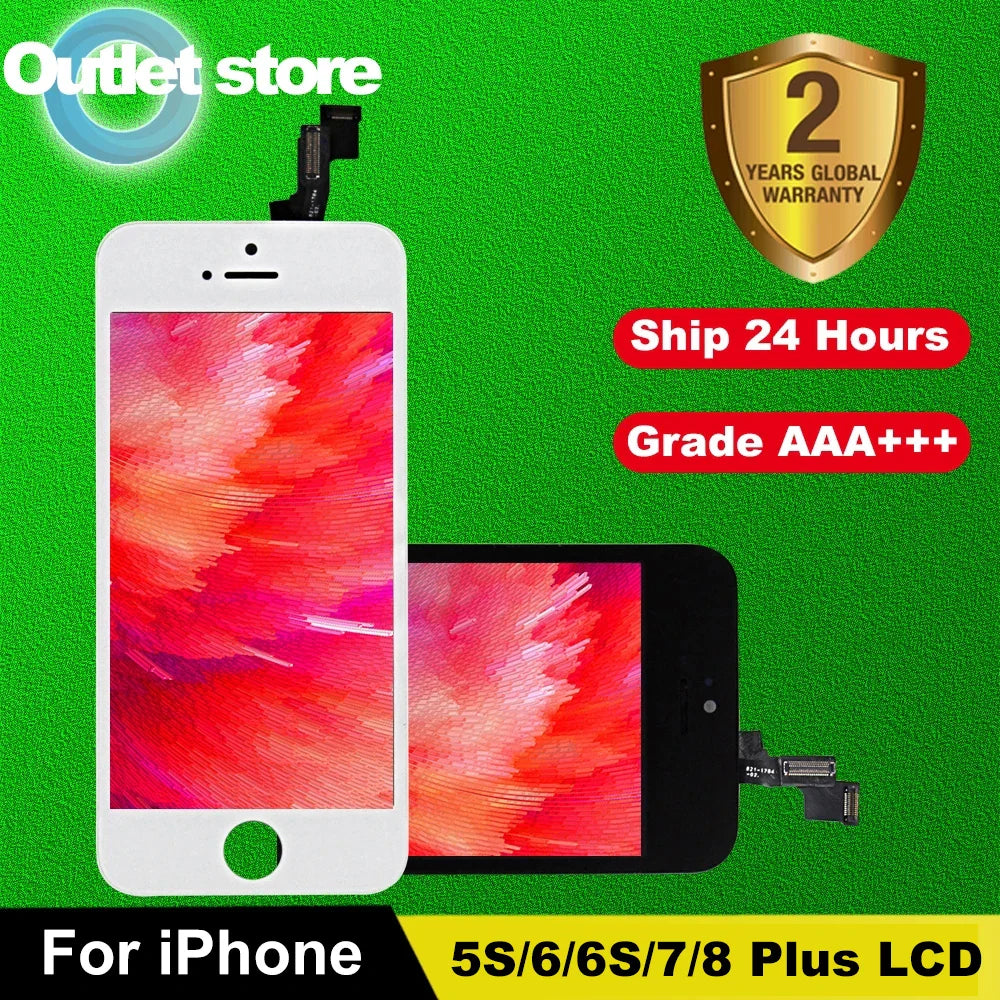 Top Quality LCD Display For iPhone 5S 6