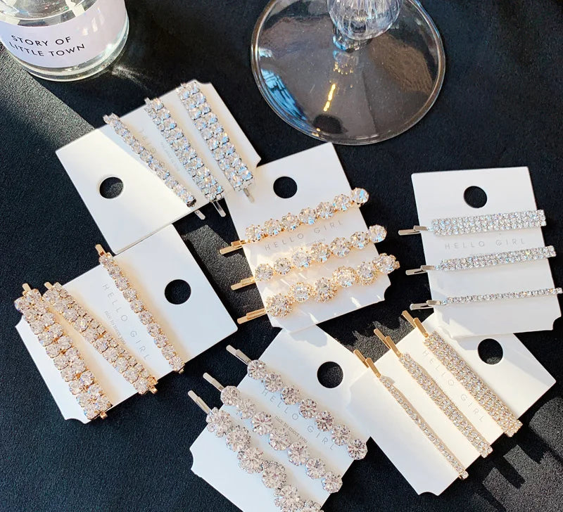 Super Flash Rhinestone Combination Premium Luxury Hair Clip