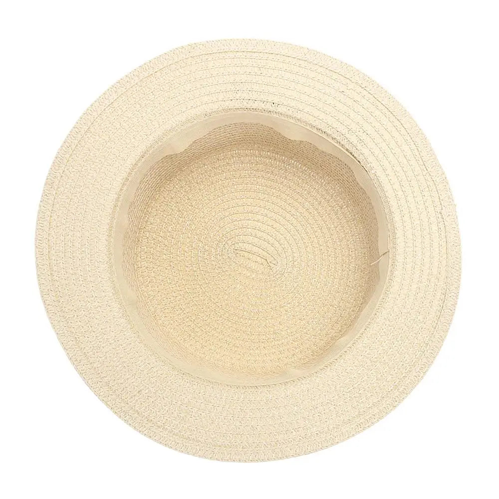 Summer New Women's Sun Hat Bucket cap Ribbon