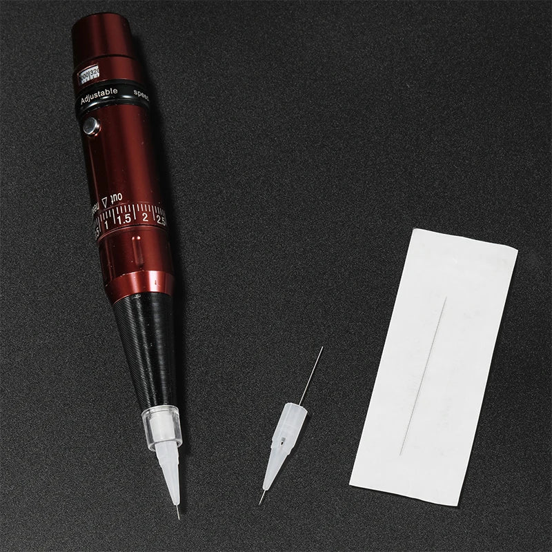 100pcs PMU Microblading Needle + Cup Tips Disposable