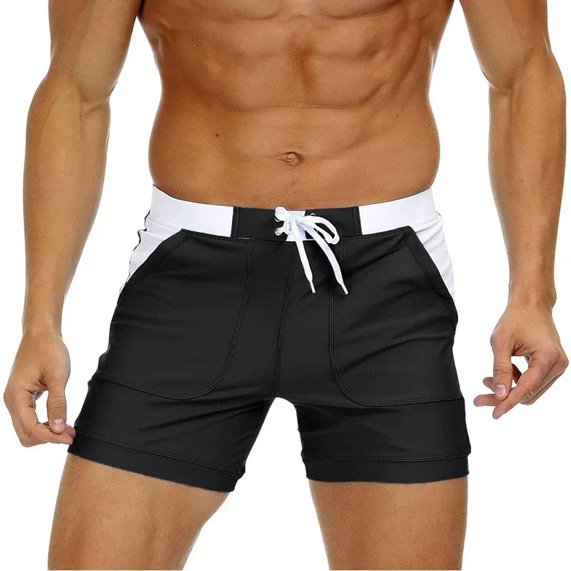 MAGCOMSEN Men's Swimwear Shorts Summer Quick Dry Swimming