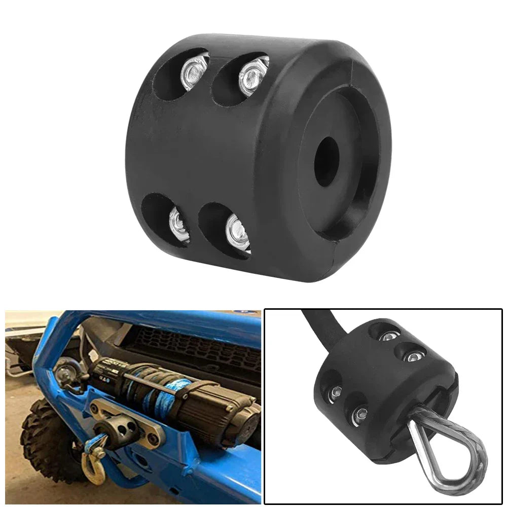 Winch Buffer Rubber Bumper Absorber Tow Hook Cable