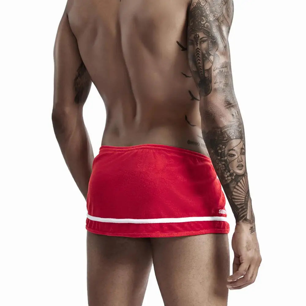 SEOBEAN Men's Pajamas Sleep Bottoms Side Slit Home