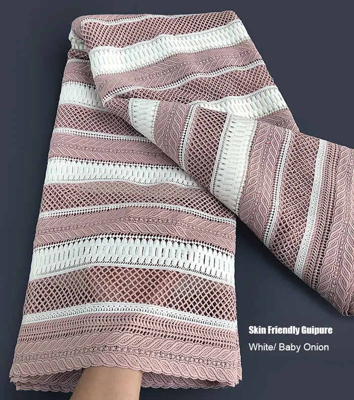Skin friendly 5 Yards Top Class Guipure Lace