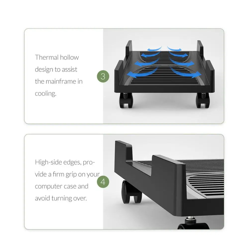 ORICO Mobile Adjustable Computer Tower Holder Computer CPU