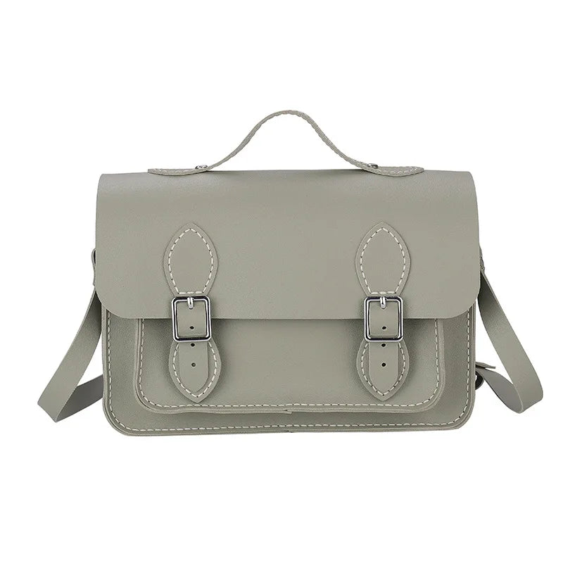 DIY Leather Cambridge Bag Handmade Sewing Women Crossbody