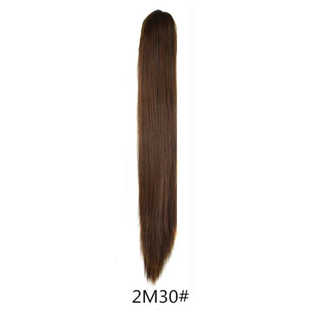 22inch Claw Clip On Ponytail Hair Extension Synthetic